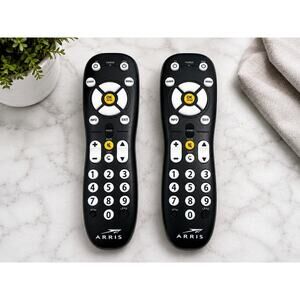 Lot of 2 Arris Cable TV Remote Controls Universal DVR Tested Working